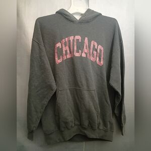 Gray Chicago Hoodie